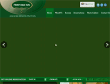 Tablet Screenshot of heritageinn.co.in